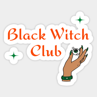 Black Witch Club - Light Brown Sticker